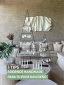 5 TIPS ADORNOS HANDMADE PARA TU PINO NAVIDEÑO