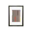 Abstracción Dirigida 4 colores negro