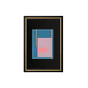 Abstracción Dirigida bloque rosado negro