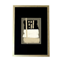 Abstractos Trio Verde y Acuarela Brochas