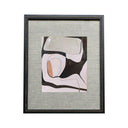 Acantilado abstracto intersección terracota