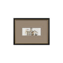 Acuarela arquitectonica balcones