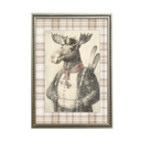 Serie Old Animal Cuadrillé Alce