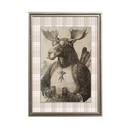 Serie Old Animal Cuadrillé Alce Taquilla