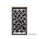 Mueble para vinos rombos
