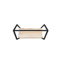 Tabla de madera y casa de fierro chica