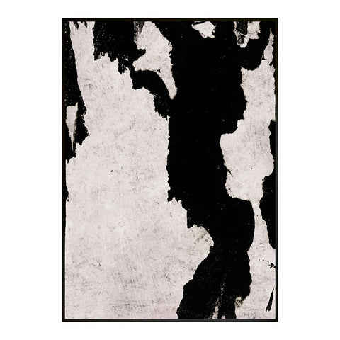 Canvas XXL Abstracto Contemporáneo Mancha Negra