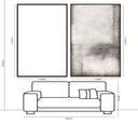 Canvas XXL Textura Gris Beige