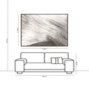 Canvas XXL Textura Gris Fuerza