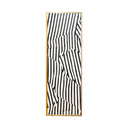 Canvas geometría irregular blanco y negro líneas verticales