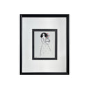 Elena Ho Doble Paspartú Mujer Y Flores