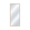 Espejo cuerpo completo blanco oro