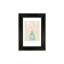 Serie Floreros Verde Rayas