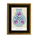 Serie Jarrones Oro Celeste Y Morado