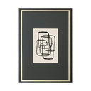 Minimalistas doble marco fondo negro 8