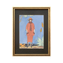 Mujeres elegantes traje rojo