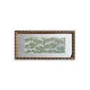 Papiro Rectangular Patron Verde