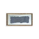 Papiro rectangular patron marmol azul oscuro
