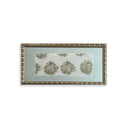 Papiro rectangular patron oro