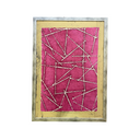 Papiro Papel de Arroz Abstracto Fucsia