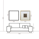 Serie Pliegue Origami Morado Oscuro