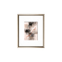 Serie abstracta naranja baile de dos