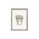 Serie campestre balde con flores