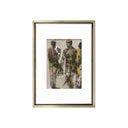 Serie figura humana en pintura de colores mancha blanca