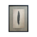 Lona  Plumas negra y gris