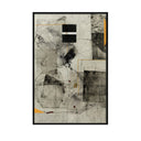 Serie sepia brocha colores rectangulos negros