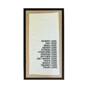 Serigrafía Manuscrito Alargada Less