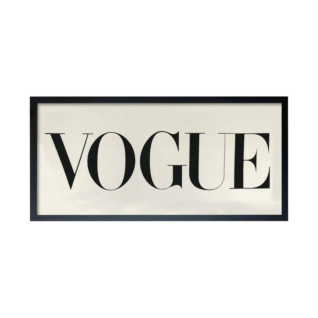 Serigrafía marcas icónicas Vogue