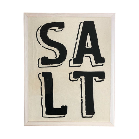 Serigrafía minimal salt albayalde