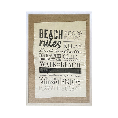 Serigrafía Pionera Beach Rules