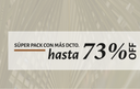 Hasta 73% off