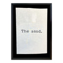 Bordado Frases Fondo Blanco The Sand