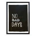 Bordado Frases Fondo Negro No Bad Days