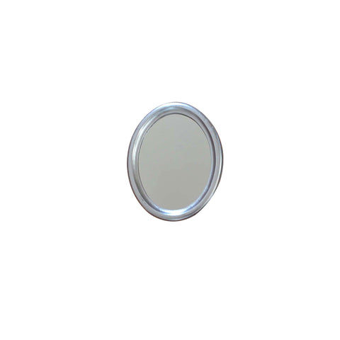 Espejo ovalado plata mediano