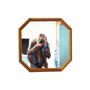 Espejo k10 oro octagonal