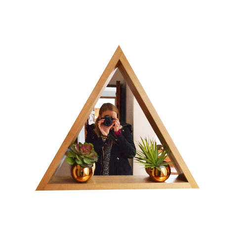 Triángulo madera