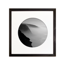 Fotografía Circular BYN Neblina