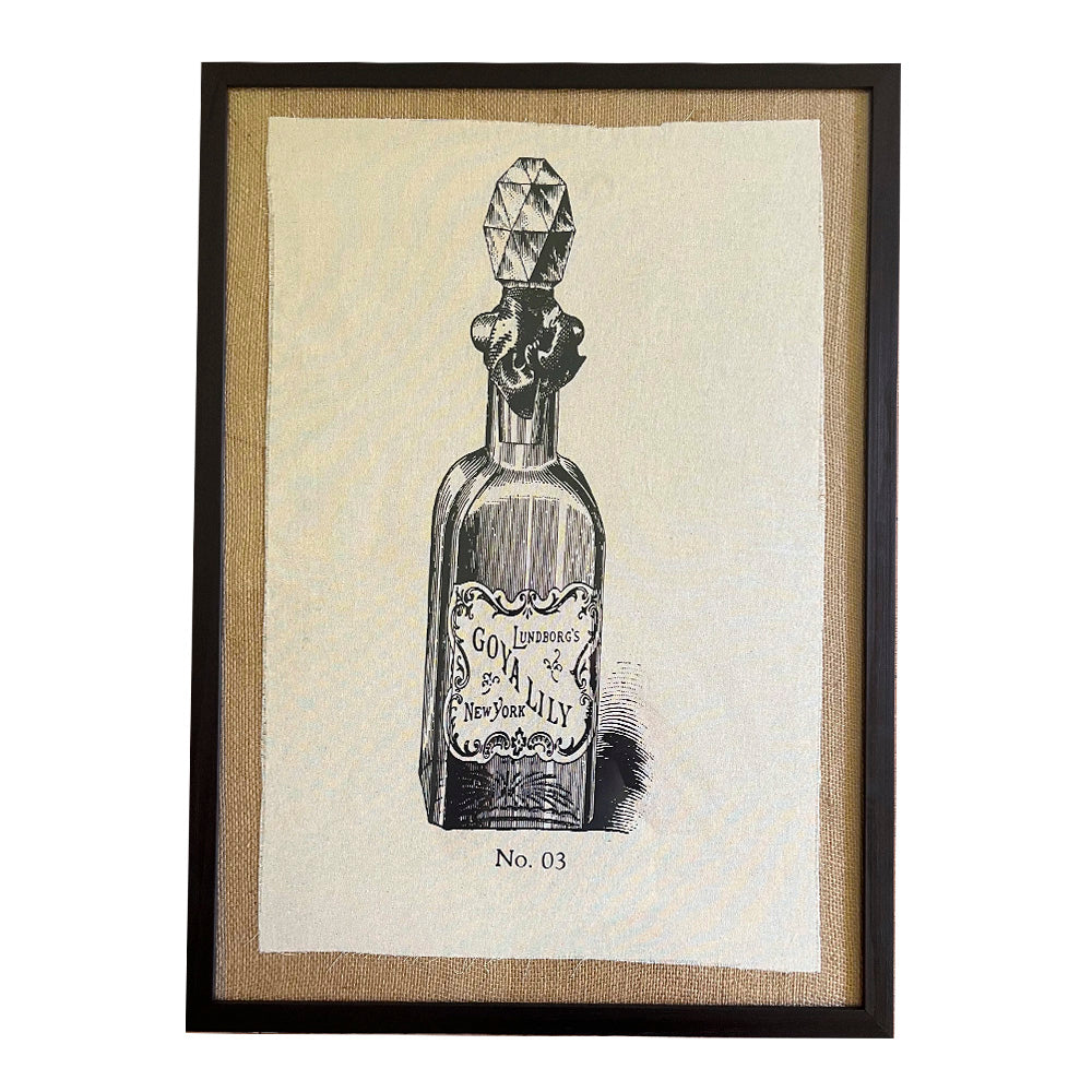 Serigrafía Botellas Anticuario Goya Lily