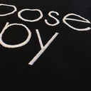 bordado frases fondo negro choose happy