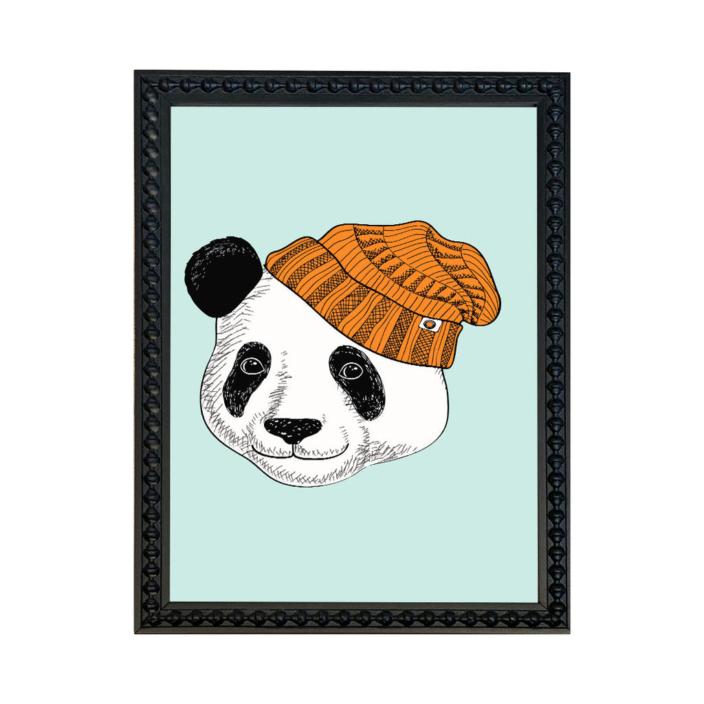 nh05 animales panda de gorro naranjo