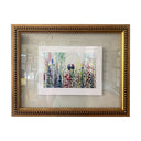 Pareja de pájaros y flores largas EVS