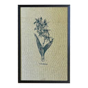 Serigrafía Sobre Arpillera Botánico 13