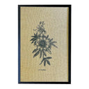 Serigrafía Sobre Arpillera Botánico 9