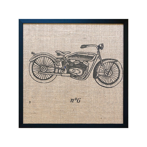Serigrafía Transporte Vintage Moto