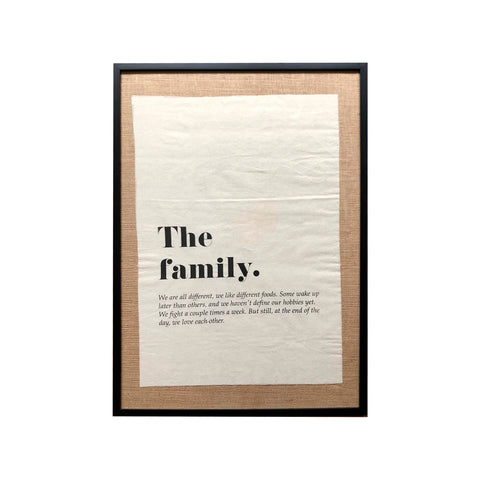 Serigrafía The Family