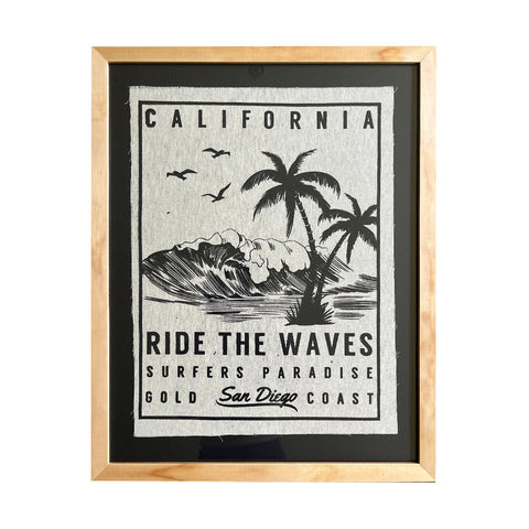 Serigrafía Postal California